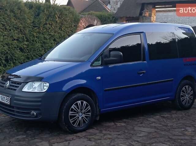 Синий Фольксваген Кадди, объемом двигателя 1.9 л и пробегом 320 тыс. км за 5850 $, фото 4 на Automoto.ua
