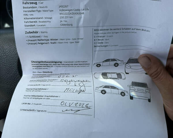 Синий Фольксваген Кадди, объемом двигателя 1.4 л и пробегом 250 тыс. км за 5999 $, фото 42 на Automoto.ua