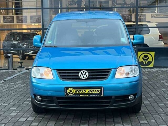 Синий Фольксваген Кадди, объемом двигателя 1.6 л и пробегом 215 тыс. км за 7900 $, фото 1 на Automoto.ua