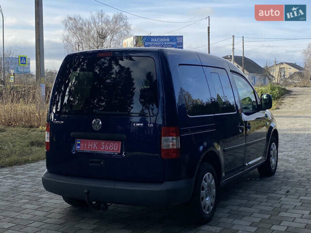 Синий Фольксваген Кадди, объемом двигателя 1.6 л и пробегом 211 тыс. км за 7200 $, фото 3 на Automoto.ua