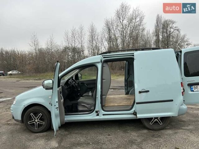 Синий Фольксваген Кадди, объемом двигателя 1.9 л и пробегом 319 тыс. км за 6700 $, фото 14 на Automoto.ua