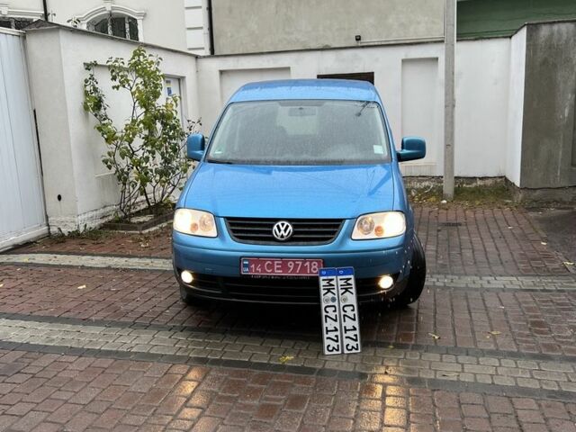 Синий Фольксваген Кадди, объемом двигателя 1.6 л и пробегом 215 тыс. км за 7300 $, фото 1 на Automoto.ua