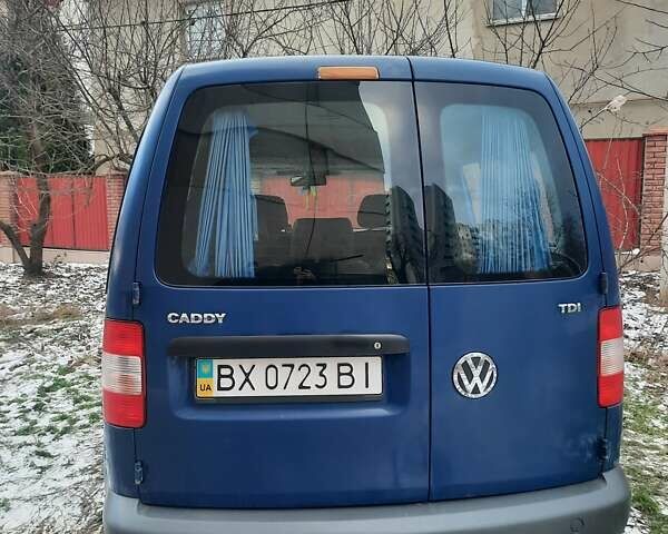 Синий Фольксваген Кадди, объемом двигателя 1.9 л и пробегом 263 тыс. км за 3950 $, фото 4 на Automoto.ua