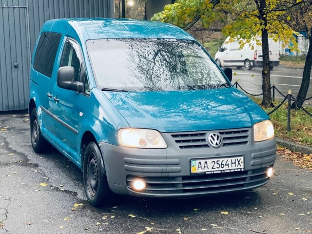 Синий Фольксваген Кадди, объемом двигателя 1.9 л и пробегом 199 тыс. км за 4750 $, фото 1 на Automoto.ua