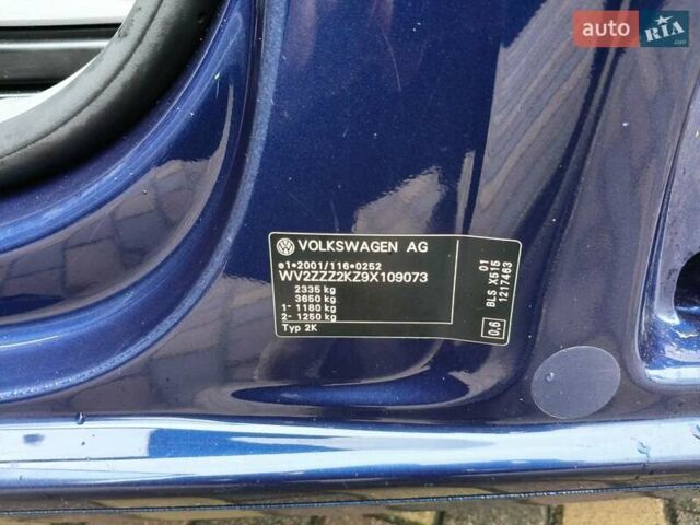 Синий Фольксваген Кадди, объемом двигателя 1.9 л и пробегом 193 тыс. км за 11350 $, фото 15 на Automoto.ua