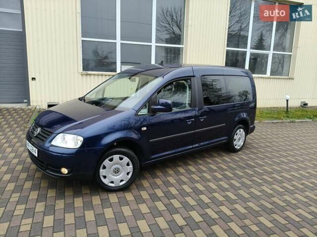 Синий Фольксваген Кадди, объемом двигателя 1.9 л и пробегом 193 тыс. км за 11350 $, фото 1 на Automoto.ua