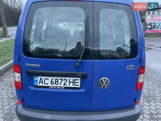 Синий Фольксваген Кадди, объемом двигателя 1.98 л и пробегом 235 тыс. км за 6100 $, фото 5 на Automoto.ua