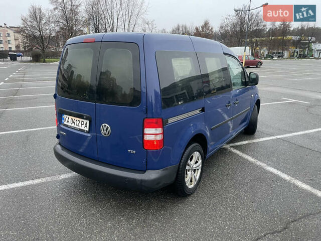 Синий Фольксваген Кадди, объемом двигателя 1.6 л и пробегом 289 тыс. км за 8100 $, фото 3 на Automoto.ua