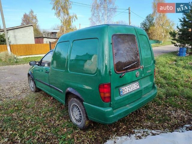 Зеленый Фольксваген Кадди, объемом двигателя 1.9 л и пробегом 350 тыс. км за 1750 $, фото 3 на Automoto.ua
