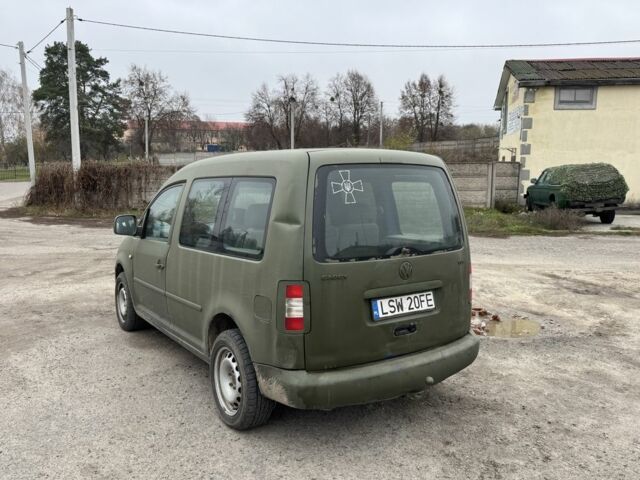 Зеленый Фольксваген Кадди, объемом двигателя 1.9 л и пробегом 250 тыс. км за 1750 $, фото 3 на Automoto.ua