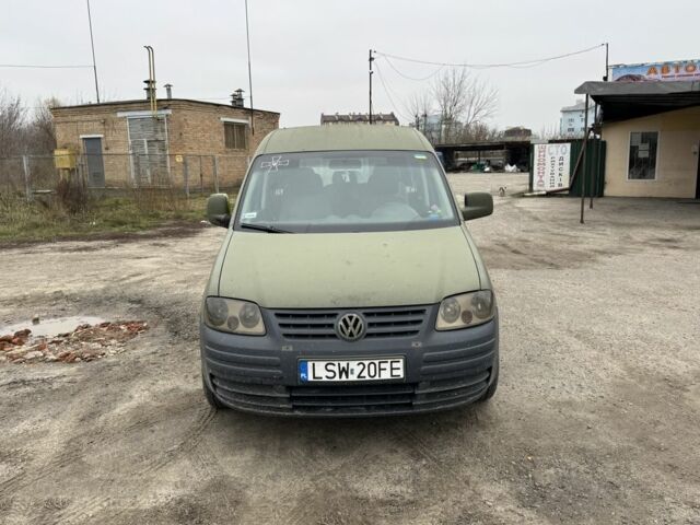 Зеленый Фольксваген Кадди, объемом двигателя 1.9 л и пробегом 250 тыс. км за 1750 $, фото 1 на Automoto.ua