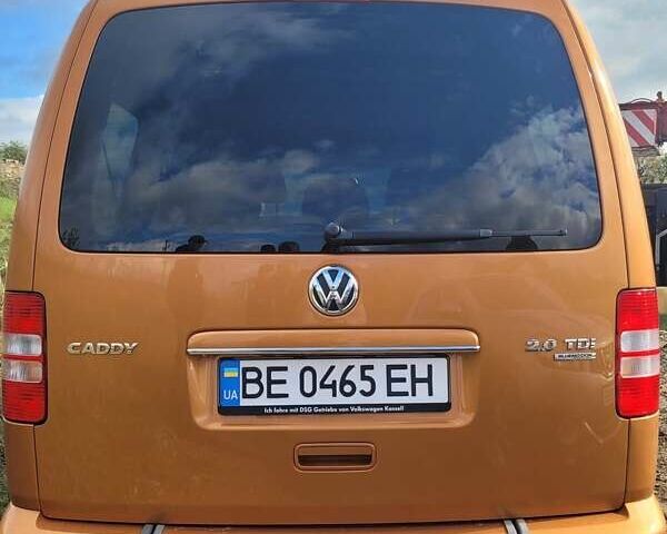 Оранжевый Фольксваген Кадди, объемом двигателя 2 л и пробегом 120 тыс. км за 15500 $, фото 5 на Automoto.ua