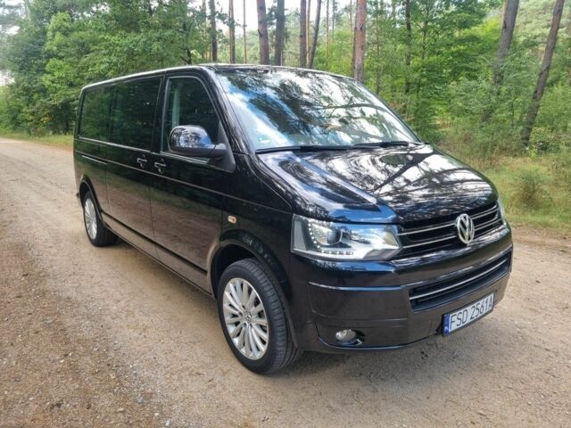 Черный Фольксваген Каравелла, объемом двигателя 2 л и пробегом 155 тыс. км за 9200 $, фото 1 на Automoto.ua