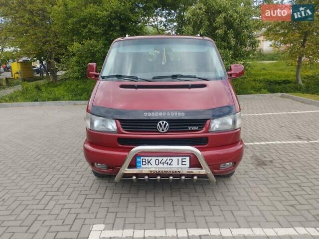 Красный Фольксваген Каравелла, объемом двигателя 2.46 л и пробегом 416 тыс. км за 7800 $, фото 24 на Automoto.ua