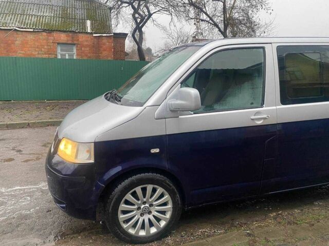Синій Фольксваген Каравелла, об'ємом двигуна 2.5 л та пробігом 200 тис. км за 8350 $, фото 2 на Automoto.ua