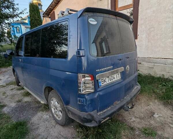 Синий Фольксваген Каравелла, объемом двигателя 2.5 л и пробегом 500 тыс. км за 5200 $, фото 3 на Automoto.ua