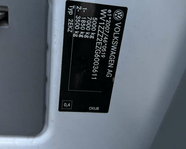 Білий Фольксваген Крафтєр, об'ємом двигуна 2 л та пробігом 147 тис. км за 19700 $, фото 7 на Automoto.ua