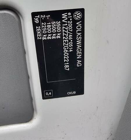 Белый Фольксваген Крафтер, объемом двигателя 1.97 л и пробегом 468 тыс. км за 14200 $, фото 25 на Automoto.ua