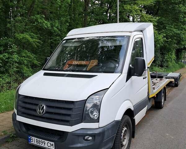 Білий Фольксваген Крафтєр, об'ємом двигуна 2 л та пробігом 370 тис. км за 17999 $, фото 1 на Automoto.ua