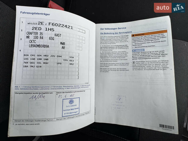 Фольксваген Крафтер 2015 в Мукачеве на Automoto.ua Белый Фольксваген Крафтер, объемом двигателя 2 л и пробегом 309 тыс. км за 14800 $, фото 52 на Automoto.ua