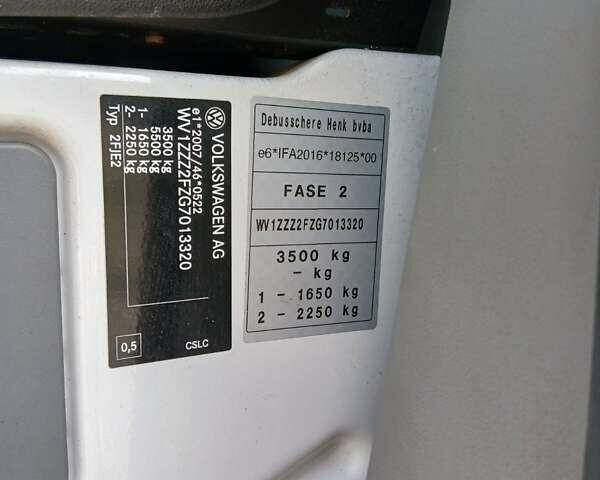 Белый Фольксваген Крафтер, объемом двигателя 1.97 л и пробегом 319 тыс. км за 23800 $, фото 3 на Automoto.ua