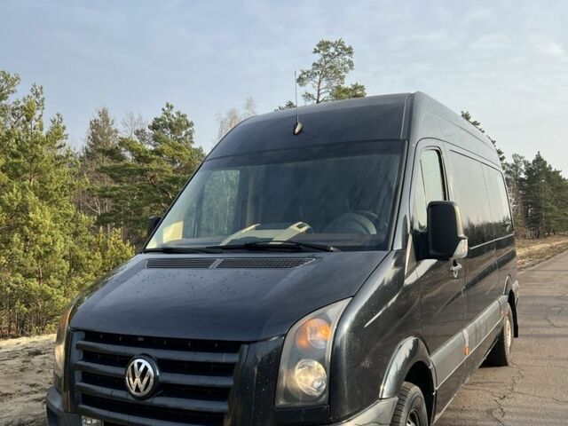 Черный Фольксваген Крафтер, объемом двигателя 2.5 л и пробегом 840 тыс. км за 8000 $, фото 2 на Automoto.ua