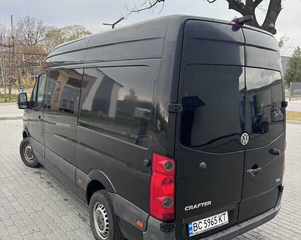 Черный Фольксваген Крафтер, объемом двигателя 1.97 л и пробегом 370 тыс. км за 16200 $, фото 4 на Automoto.ua