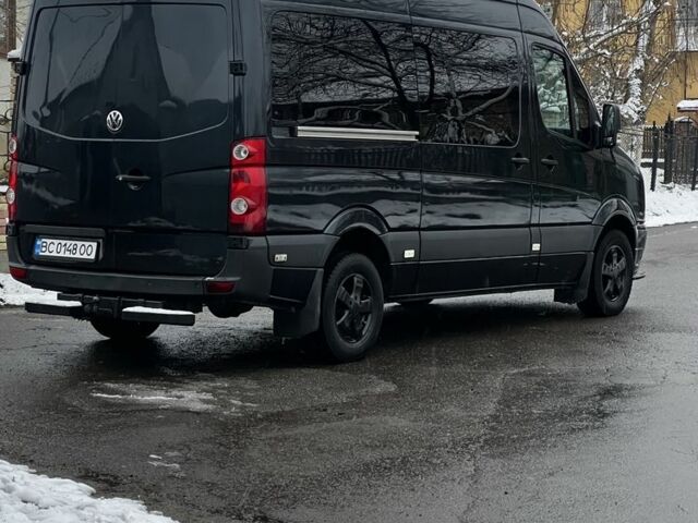 Черный Фольксваген Крафтер, объемом двигателя 2.5 л и пробегом 430 тыс. км за 13500 $, фото 4 на Automoto.ua