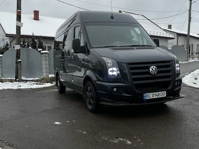 Черный Фольксваген Крафтер, объемом двигателя 2.5 л и пробегом 430 тыс. км за 13500 $, фото 2 на Automoto.ua