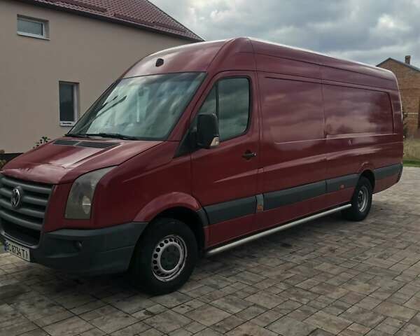 Красный Фольксваген Крафтер, объемом двигателя 2.5 л и пробегом 350 тыс. км за 10000 $, фото 7 на Automoto.ua