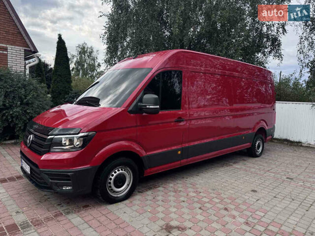 Красный Фольксваген Крафтер, объемом двигателя 1.97 л и пробегом 320 тыс. км за 21000 $, фото 2 на Automoto.ua