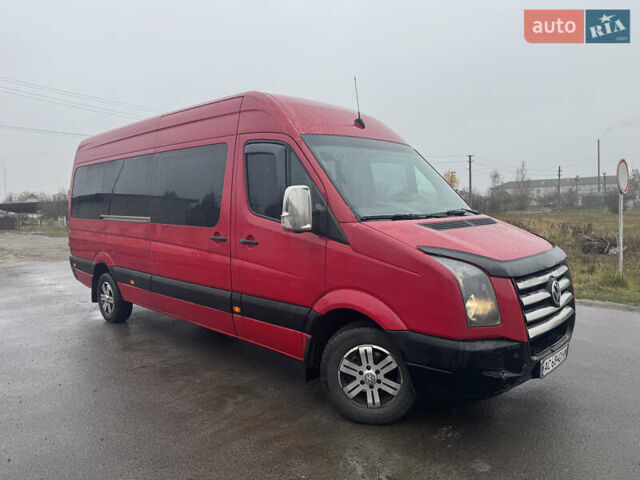 Красный Фольксваген Крафтер, объемом двигателя 2.46 л и пробегом 686 тыс. км за 12500 $, фото 2 на Automoto.ua
