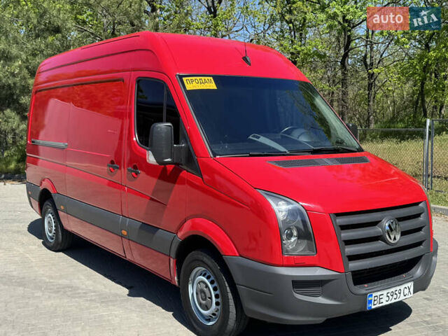 Красный Фольксваген Крафтер, объемом двигателя 2.46 л и пробегом 443 тыс. км за 14900 $, фото 1 на Automoto.ua