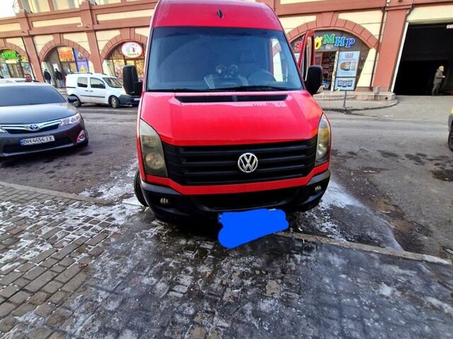 Красный Фольксваген Крафтер, объемом двигателя 20 л и пробегом 375 тыс. км за 14000 $, фото 1 на Automoto.ua