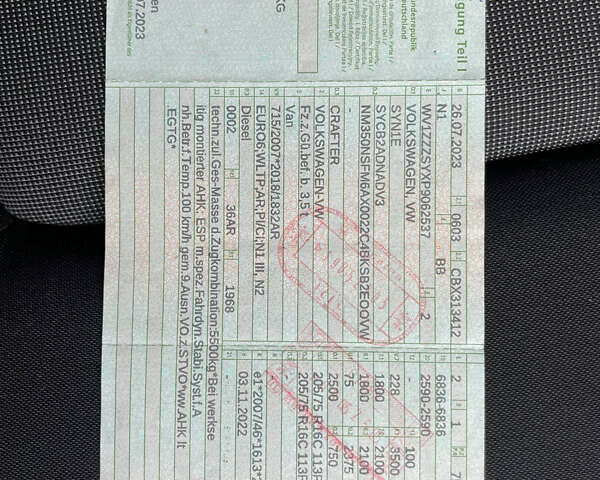 Красный Фольксваген Крафтер, объемом двигателя 0 л и пробегом 63 тыс. км за 33500 $, фото 16 на Automoto.ua