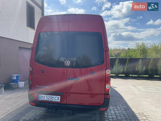 Красный Фольксваген Крафтер, объемом двигателя 1.97 л и пробегом 600 тыс. км за 27000 $, фото 5 на Automoto.ua