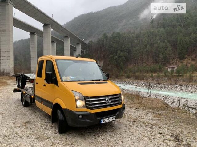 Жовтий Фольксваген Крафтєр, об'ємом двигуна 1.97 л та пробігом 450 тис. км за 16300 $, фото 1 на Automoto.ua