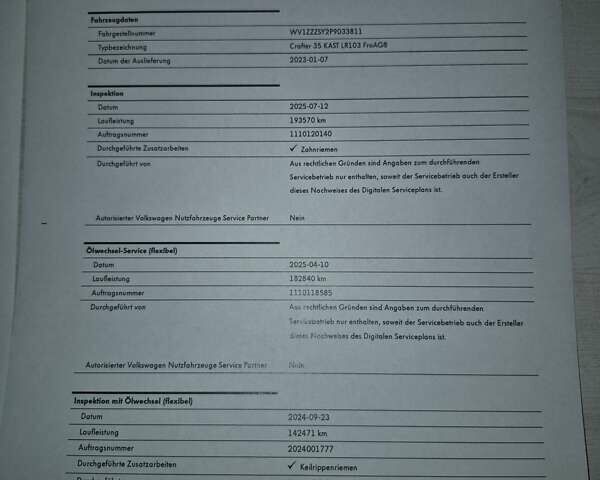 Желтый Фольксваген Крафтер, объемом двигателя 2 л и пробегом 202 тыс. км за 19716 $, фото 27 на Automoto.ua