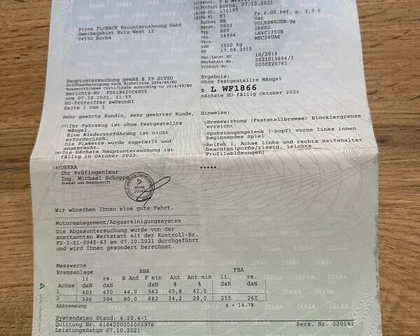 Сірий Фольксваген Крафтєр, об'ємом двигуна 2 л та пробігом 256 тис. км за 18900 $, фото 25 на Automoto.ua