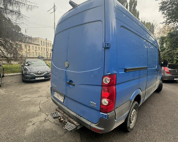 Синий Фольксваген Крафтер, объемом двигателя 1.97 л и пробегом 325 тыс. км за 11500 $, фото 4 на Automoto.ua
