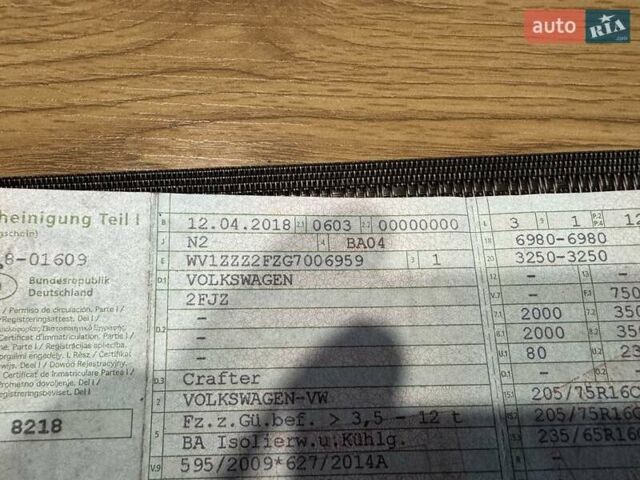 Синій Фольксваген Крафтєр, об'ємом двигуна 20 л та пробігом 287 тис. км за 25000 $, фото 63 на Automoto.ua