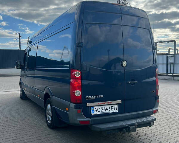 Фольксваген Крафтер 2012 в Луцке на Automoto.ua Синий Фольксваген Крафтер, объемом двигателя 2.5 л и пробегом 364 тыс. км за 16300 $, фото 4 на Automoto.ua