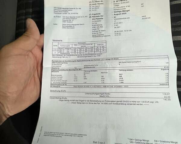Черный Фольксваген Кросс Туран, объемом двигателя 1.4 л и пробегом 167 тыс. км за 11900 $, фото 17 на Automoto.ua