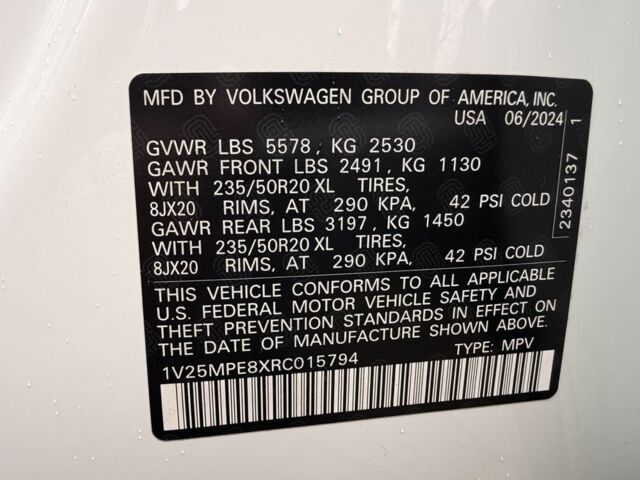 Белый Фольксваген Другая, объемом двигателя 0 л и пробегом 14 тыс. км за 25900 $, фото 17 на Automoto.ua