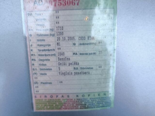 Серый Фольксваген Другая, объемом двигателя 2 л и пробегом 210 тыс. км за 1700 $, фото 7 на Automoto.ua