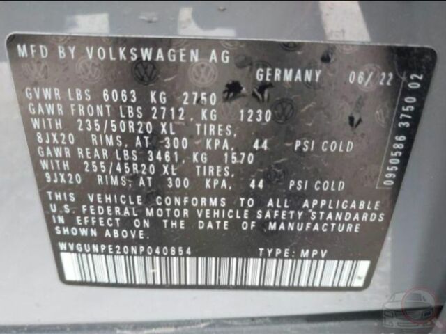 Серый Фольксваген Другая, объемом двигателя 0 л и пробегом 104 тыс. км за 12700 $, фото 5 на Automoto.ua