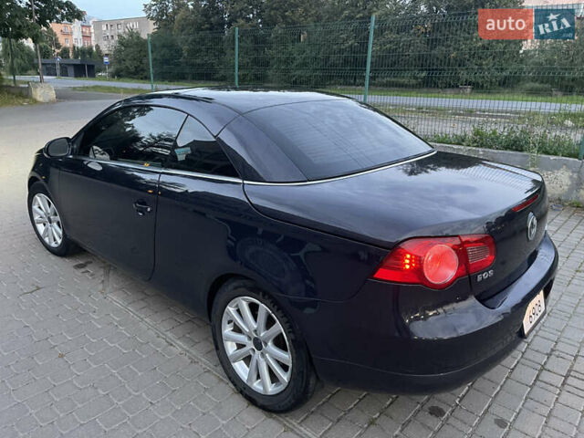 Синий Фольксваген Эос, объемом двигателя 1.98 л и пробегом 215 тыс. км за 7500 $, фото 14 на Automoto.ua