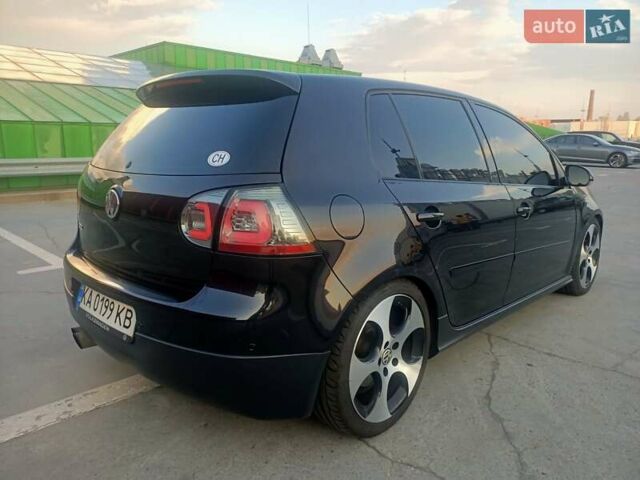 Черный Фольксваген Гольф ГТИ, объемом двигателя 2 л и пробегом 223 тыс. км за 9299 $, фото 5 на Automoto.ua