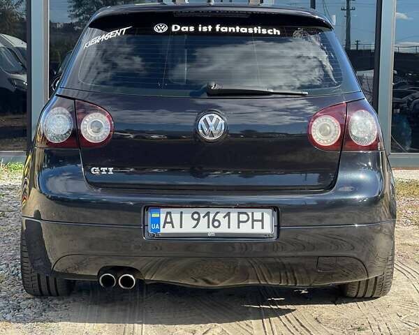 Черный Фольксваген Гольф ГТИ, объемом двигателя 2 л и пробегом 228 тыс. км за 5700 $, фото 5 на Automoto.ua