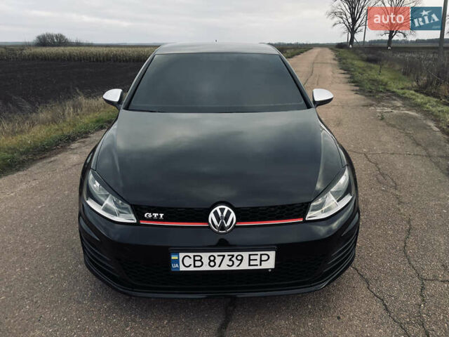 Черный Фольксваген Гольф ГТИ, объемом двигателя 1.98 л и пробегом 161 тыс. км за 11250 $, фото 1 на Automoto.ua